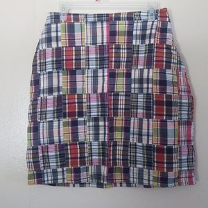 5/$25 TOMMY HILFIGER Plaid Patchwork Skirt